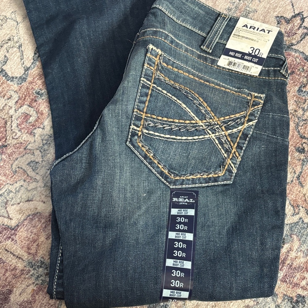 Ariat Women's High Rise Dark Blue Jeans